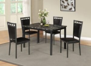 Style Home Furniture – Dining Room Set – D045-BLK/D046