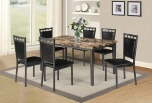 Style Home Furniture – Dining Room Set – D050-BRW/D046