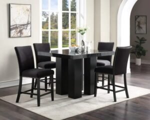 Style Home Furniture – Dining Room Set – D163-BK/D163C-BK