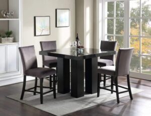 Style Home Furniture – Dining Room Set – D163-BK/D163C-GY