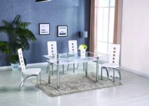 Style Home Furniture – Dining Room Set – D612-WT