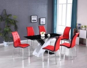 Style Home Furniture – Dining Room Set – D618-B&W/D6027