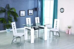 Style Home Furniture – Dining Room Set – D633-WT
