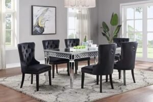 Style Home Furniture – Dining Room Set – D688-T/D6160-BK