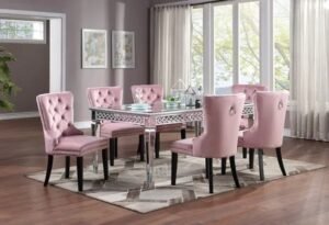 Style Home Furniture – Dining Room Set – D688-T/D6160-PNK