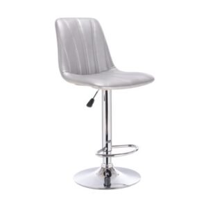 Style Home Furniture – Bar Chair – 4002-SILVER