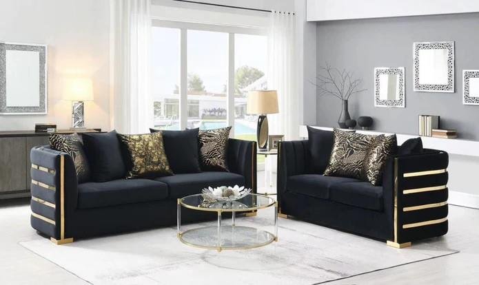 Sofa and Loveseat-L841