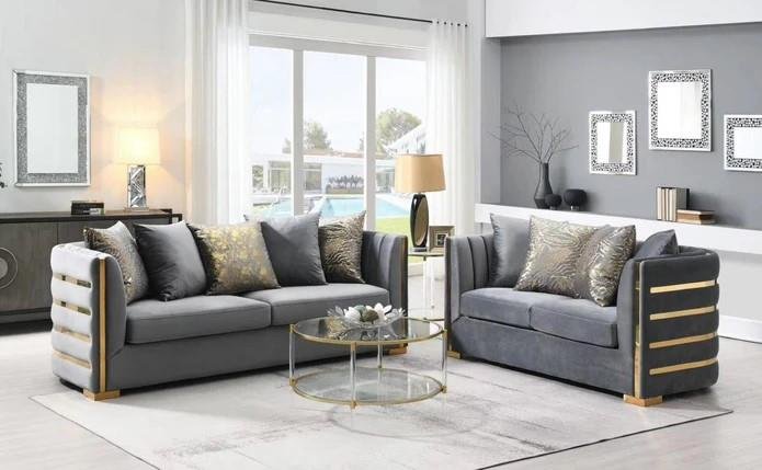 Sofa and Loveseat-L842