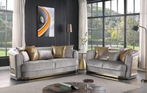 Sofa and Loveseat-L865