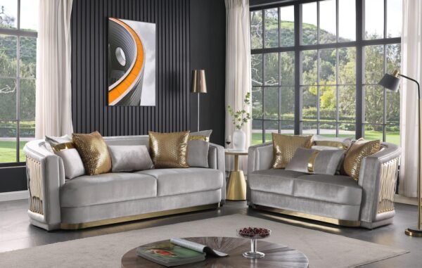 Sofa and Loveseat-L865