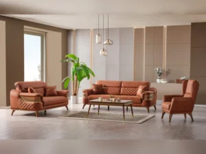 Sofa and Loveseat-101-KRI-DBRI-321