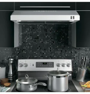 GE - 30 inches - Convertible - Under cabinet Range Hood - Stainless Steel - JVX5305SJSS