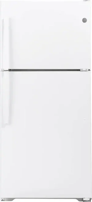 GE - 21.9 Cu. Ft. Top-Freezer Refrigerator with Garage Ready Performance - White -GTS22KGNRWW
