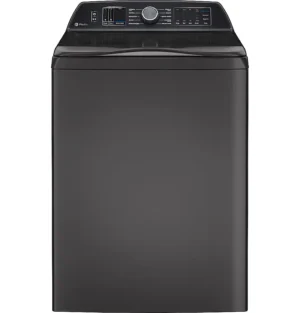 GE Profile - 5.4 Cu. Ft. High Efficiency Smart Top Load Washer with Smarter Wash Technology, Easier Reach & Direct Drive Motor - Diamond Gray -PTW700BPTDG