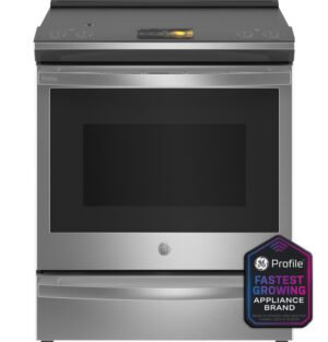 GE Profile™ 30" Smart Slide-In Front-Control Induction Fingerprint Resistant Range with In Oven Camera - PHS93XYPFS