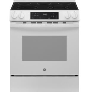 GE® ENERGY STAR® 30" Slide-In Electric Range with Crisp Mode- GRS500PVWW