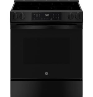 GE® ENERGY STAR® 30" Slide-In Electric Range with Crisp - GRS500PVBB