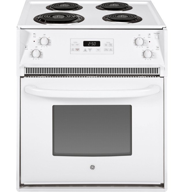 GE® 27" Drop-In Electric Range Model -JM250DTWW