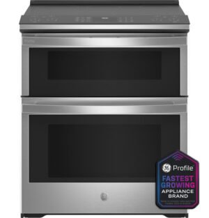 GE Profile™ 30" Smart Slide-In Electric Double Oven Convection Fingerprint Resistant Range - PS960YPFS