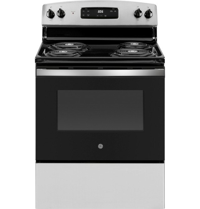 GE ENERGY STAR 30" Free-Standing Electric Range Model - JBS360RTSS