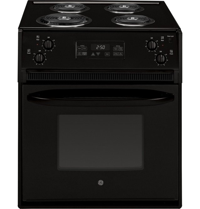 GE® 27" Drop-In Electric Range Model -JM250DTBB