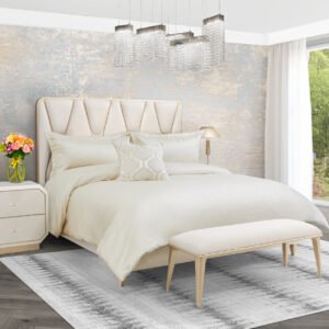 Westlyn 4pc Queen Comforter Set Ivory