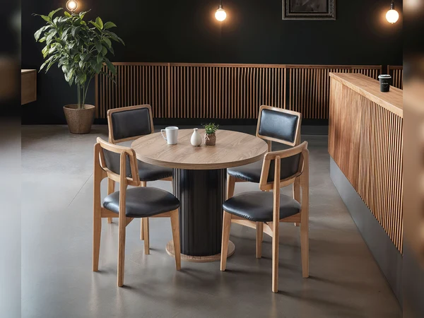 Galata Diningroom Dining Table & 4 Dining Chair