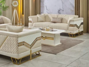 Zen Convertible Loveseat Cream